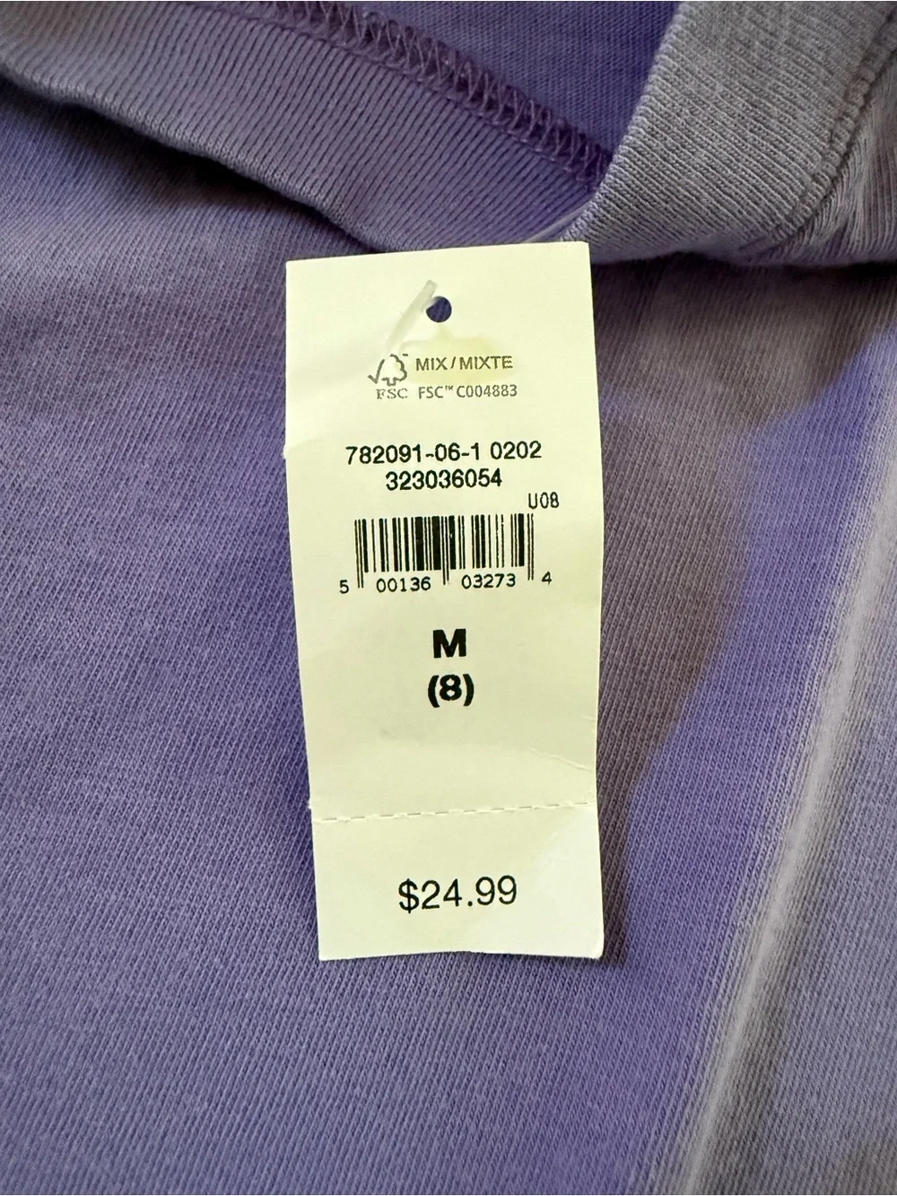 GAP Kids Purple Relaxed Tee